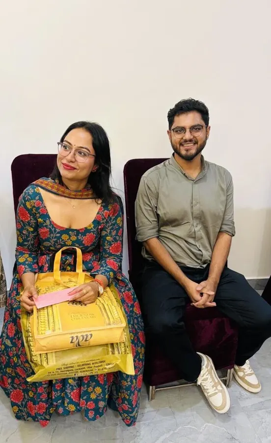 Dr Deepa Mishra wearing her outfit